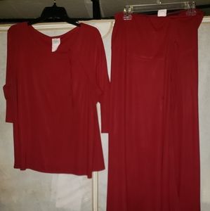 Skirt and matching top